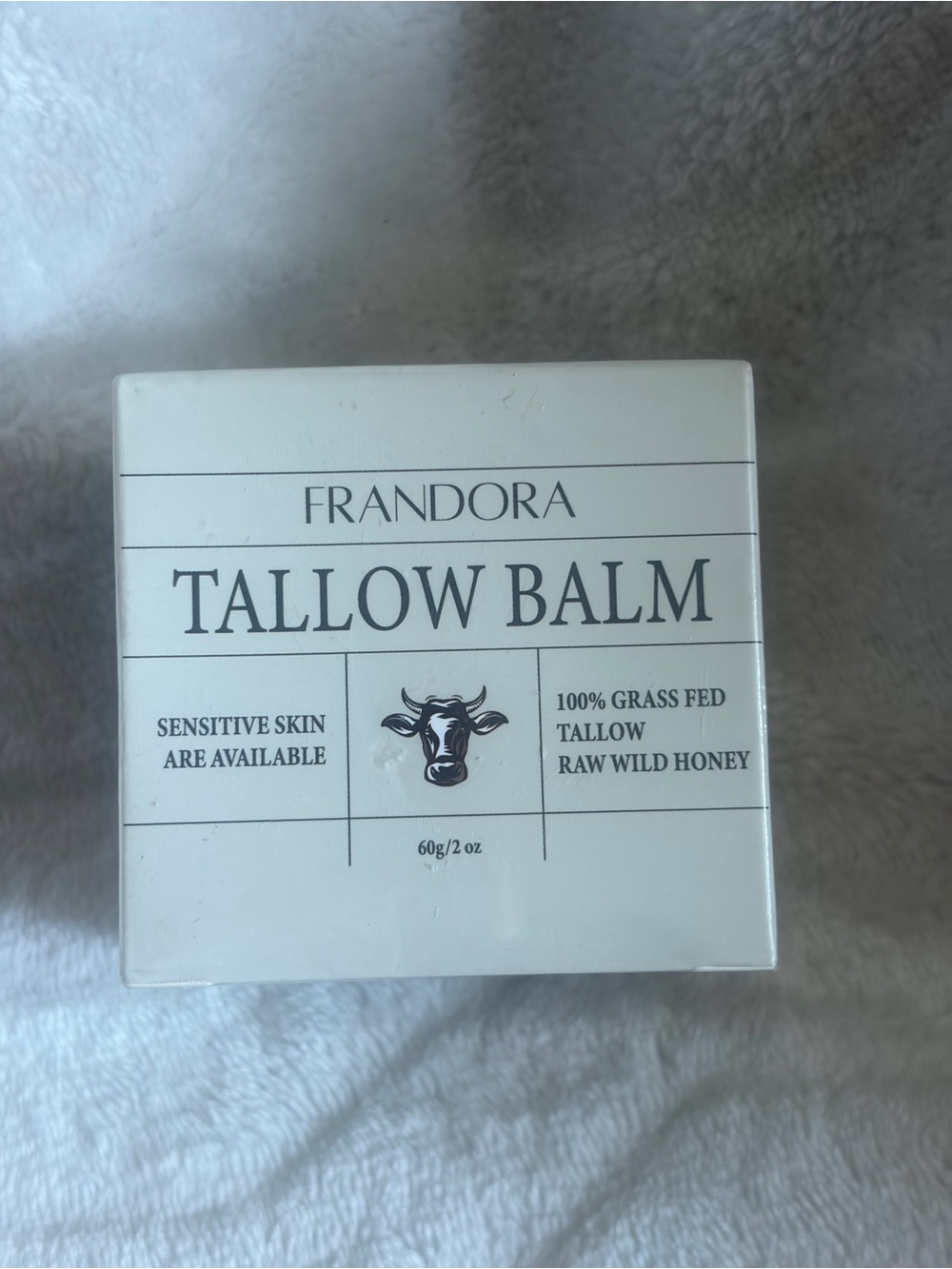 Frandora Tallow Balm – Grass Fed Tallow & Raw Honey (2 oz) NEW